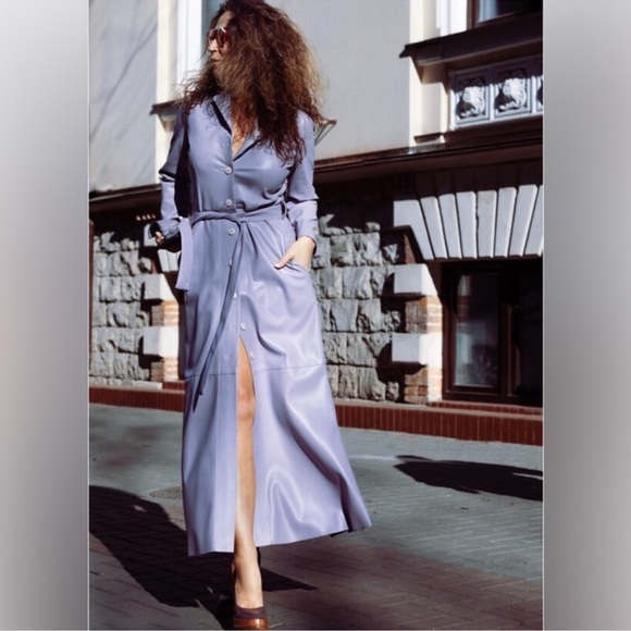 Julia Allert Vegan Trench Coat (Lavender) • $389 MSRP • XL(Fits M/L)
$298/ $389 - Picture 4 of 9